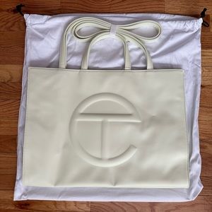 White medium sized Teflar bag